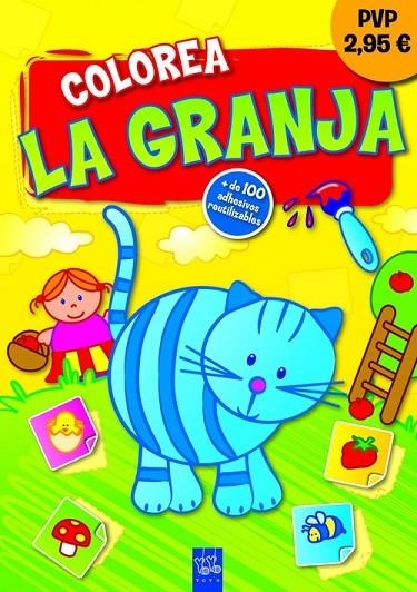 Colorea la granja. Gatito | 9788408036609 | YOYO