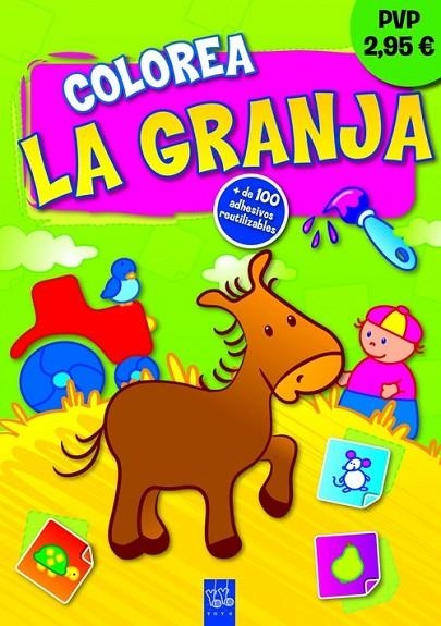 Colorea la granja. Burrito | 9788408036623 | YOYO