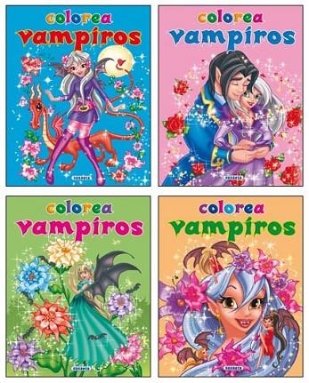 Colorea vampiros (4 títulos) | 9788467702071 | Susaeta, Equipo