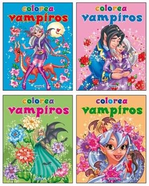 Colorea vampiros (4 títulos) | 9788467702071 | Susaeta, Equipo