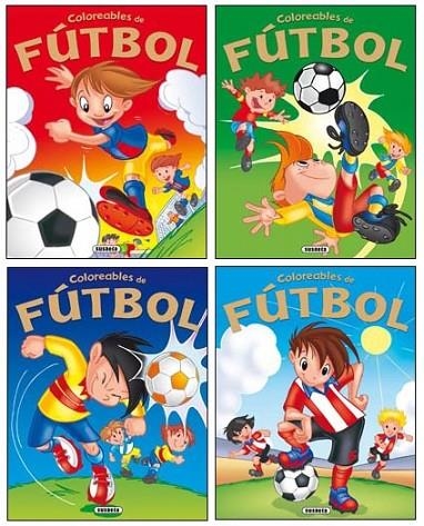 Coloreables de Fútbol (4 títulos) | 9788467702088 | Susaeta, Equipo