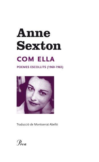 Com ella | 9788475882253 | Sexton, Anne