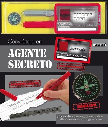 Conviértete en agente secreto | 9788467727289 | Susaeta, Equipo