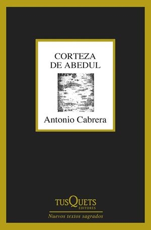 Corteza de abedul | 9788490662892 | Cabrera, Antonio
