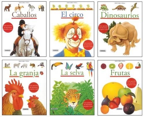 Descubre y pega (6 títulos) | 9788430524433 | Susaeta, Equipo