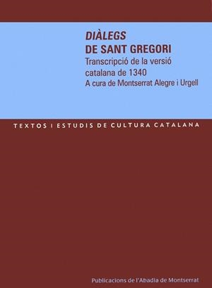 Diàlegs de Sant Gregori | 9788484158394 | Alegre i Urgell, Montserrat