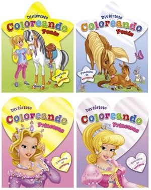 Diviértete coloreando (4 títulos) | 9788467723427 | Susaeta, Equipo