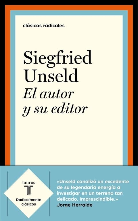 El autor y su editor | 9788430619719 | Unseld, Siegfried