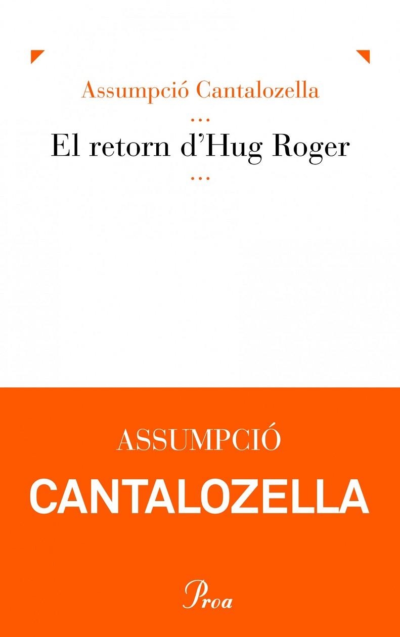 El retorn d'Hug Roger | 9788475883854 | Cantalozella Mas, Assumpció