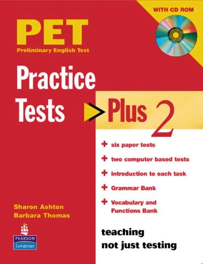 PET PRACTICE TESTS PLUS 2 SB+MULTI-ROM NO KEY | 9781405831369 | BARBARA THOMAS