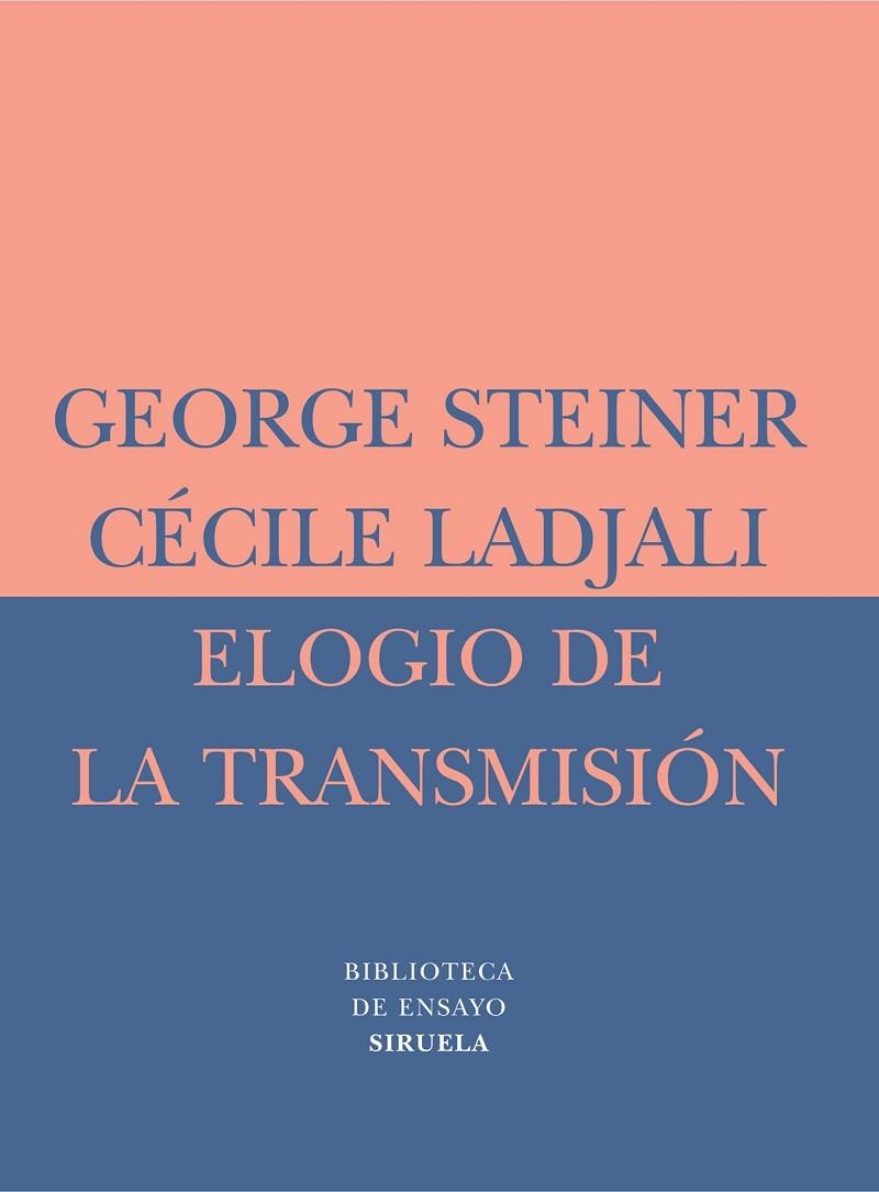 Elogio de la transmisión | 9788478448784 | Steiner, George;Ladjali, Cécile