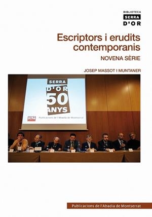 Escriptors i erudits contemporanis. Novena sèrie | 9788498832495 | Massot i Muntaner, Josep