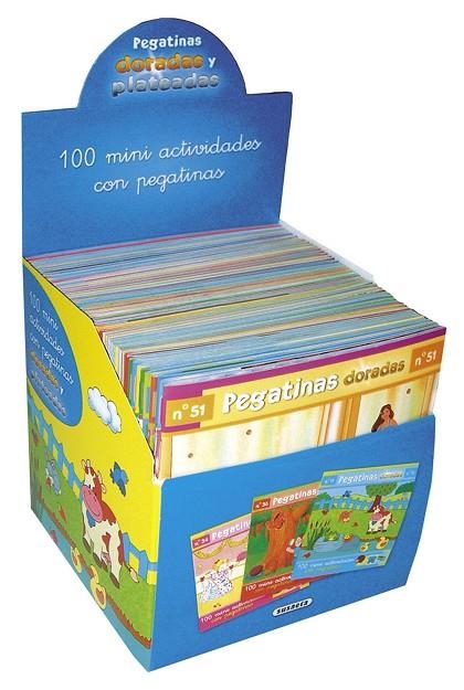 Estuche 100 Mini actividades con pegatinas plateadas (50 títulos) | 9788430525515 | Susaeta, Equipo