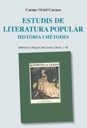 Estudis de literatura popular | 9788498838565 | Carme Oriol Carazo