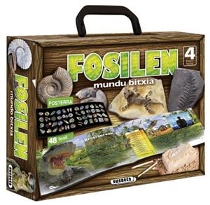 Fosilen mundu bitxia | 9788467746235 | Uriel, Roberto;Cuenca, Rocío