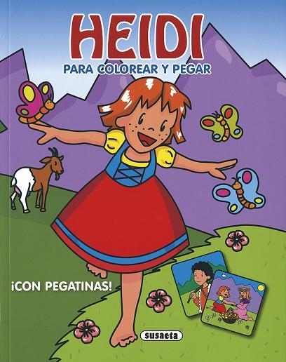 Heidi para colorear y pegar | 9788467749755 | Susaeta, Equipo