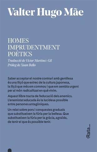 Homes imprudentment poètics | 9788416738380 | Hugo Mãe, Valter