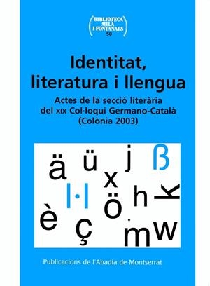 Identitat, literatura i llengua | 9788484158110 | Varios autores