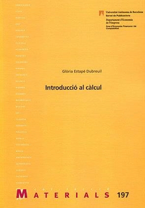 Introducció al càlcul | 9788449025181 | Estapé Debreuil, Glòria