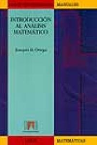 Introducción al análisis matemático | 9788433530479 | Ortega Aramburu, Joaquim M.
