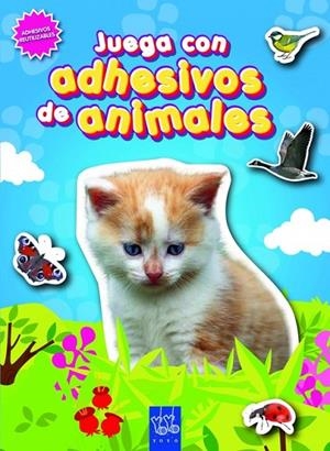Juega con adhesivos de animales (azul) | 9788408090076 | YOYO