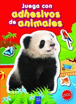 Juega con adhesivos de animales (rojo) | 9788408090083 | YOYO