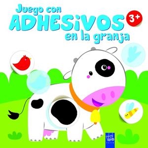 Juego con adhesivos en la granja +3. Vaca | 9788408148722 | YOYO