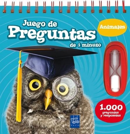 Juego de preguntas de 1 minuto. Animales | 9788408143260 | YOYO