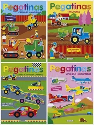 Jugamos y construimos con pegatinas de vinilo (4 títulos) | 9788467748659 | Busquets, Jordi