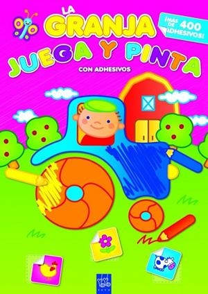 La granja. Juega y pinta con adhesivos | 9788408036562 | YOYO