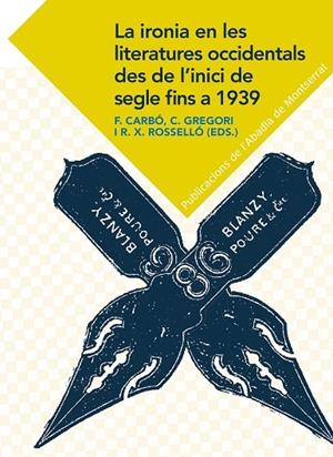 La ironia en les literatures occidentals des de l'inici de segler fins a 1939 | 9788498838732 | Varios autores