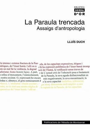 La paraula trencada | 9788484158769 | Duch Álvarez, Lluís