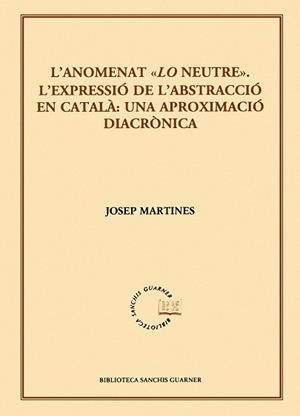L'anomenat "Lo neutre" | 9788498832884 | Martines Peres, Josep