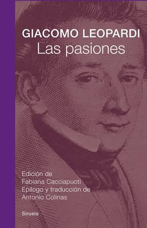 Las pasiones | 9788498418057 | Leopardi, Giacomo