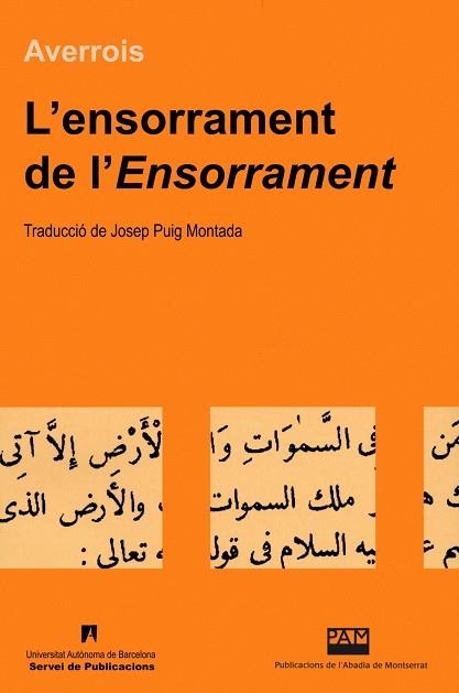 L'ensorrament de l'Ensorrament | 9788484156963 | Averrois