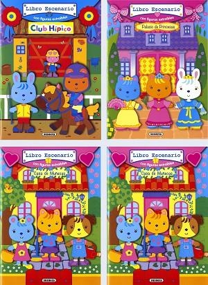 Libro escenario con figuras extraíbles (4 títulos) | 9788467753752 | Susaeta, Equipo