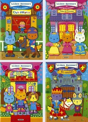 Llibre escenari amb figures extraïbles (4 títols) | 9788467757866 | Susaeta, Equip