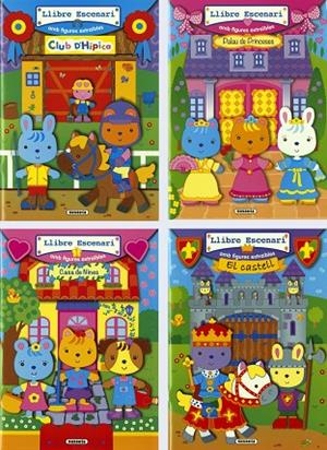 Llibre escenari amb figures extraïbles (4 títols) | 9788467757866 | Susaeta, Equip
