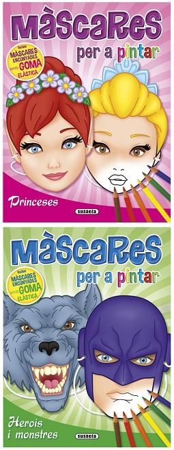 Màscares per a pintar (2 tìtols) | 9788467751314 | Susaeta, Equip