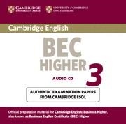 BEC HIGHER CAMBRIDGE PRACTICE TEST 3 CD | 9780521672054 | CAMBRIDGE ESOL