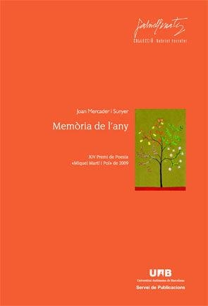 Memòria de l'any | 9788449026102 | Mercader i Sunyer, Joan