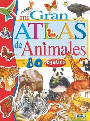 Mi gran atlas de animales con pegatinas | 9788430555376 | Valiente, Francisca