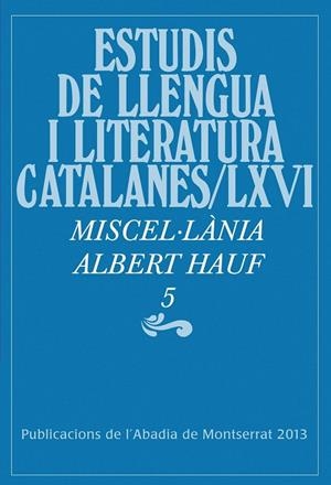 Miscel·lània Albert Hauf, 5 | 9788498835960 | Varios autores