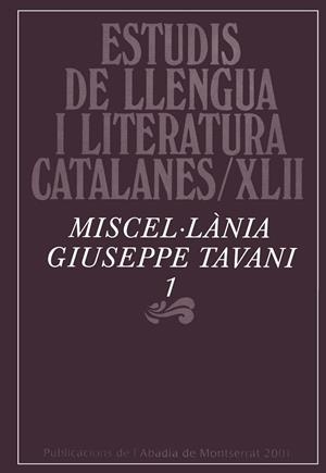 Miscel·lània Giuseppe Tavani, 1 | 9788484153030 | Varios autores
