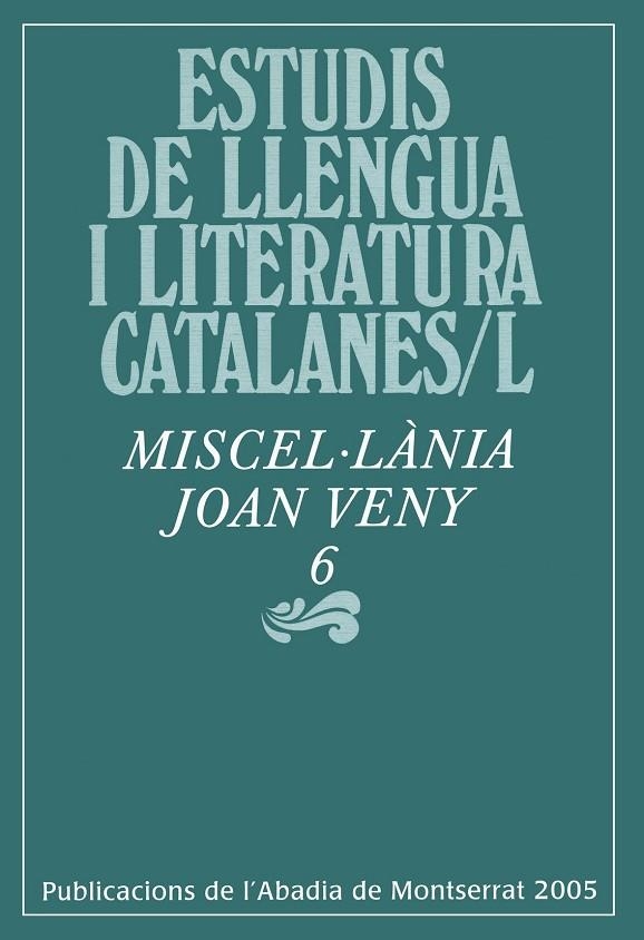 Miscel·lània Joan Veny 6 | 9788484156871 | Varios autores