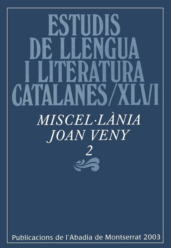 Miscel·lània Joan Veny, 2 | 9788484155119 | Varios autores
