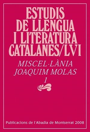 Miscel·lània Joaquim Molas | 9788498830156 | Requesens i Piquer, Joan;y otros
