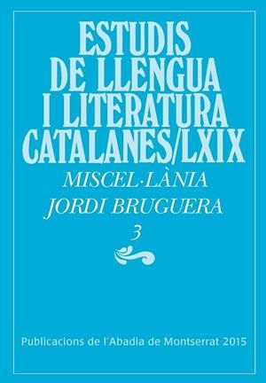 Miscel·lània Jordi Bruguera, 3 | 9788498837841 | Varios autores