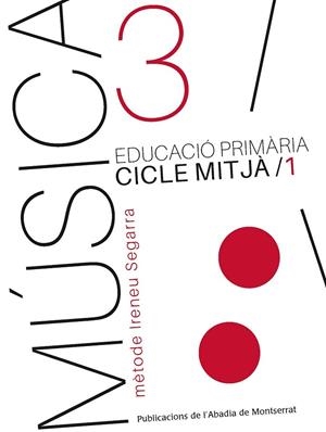 Música-3. Educació Primària. Cicle mitjà, 1 | 9788498838374 | Riera Subirachs, Santi