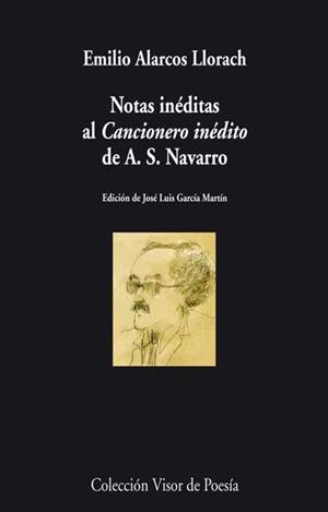 Notas inéditas al Cancionero inédito de A.S.Navarro | 9788498958089 | Alarcos Llorach, Emilio